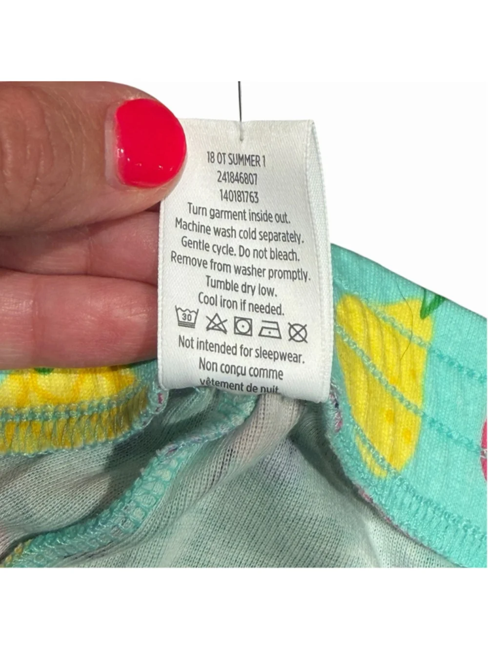 Gymboree Girls Fruit Print Shorts Aqua Tropical Summer‎ S 5-6 Watermelon NWT